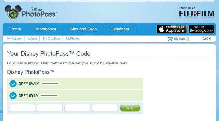 Использование нескольких карточек PhotoPass+ в Диснейленд Париж